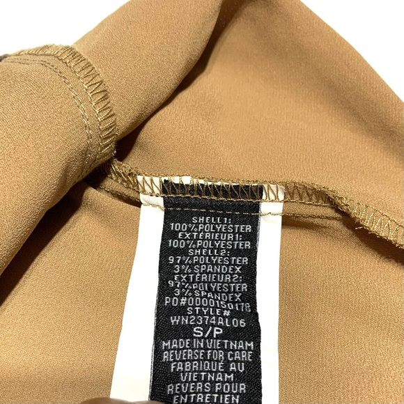 UK2LA Button Down Shirt, Faux Leather Lining Size Small - Picture 7 of 10